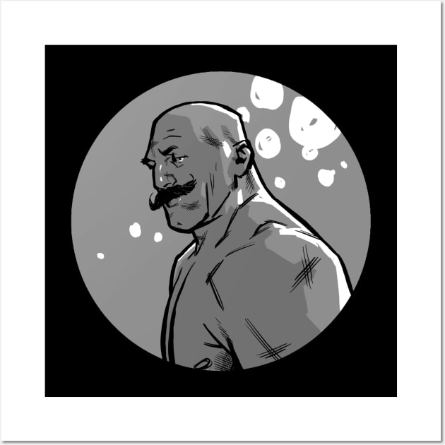 Strongman Wall Art by AdamGraphite